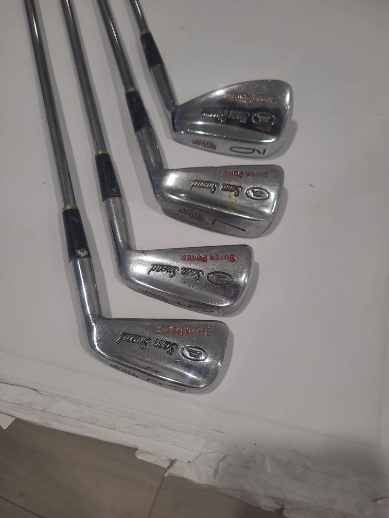 Sam Snead Irons. 3, 5, 7, And 9 Irons