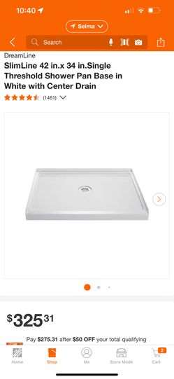 Frameless Shower End Walls / Shower Pan Base
