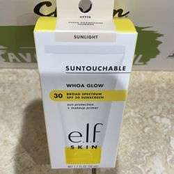 New Elf skin Suntouchable sheer champagne shimmer