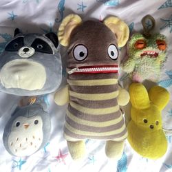 Squishmallow, Fuggler, Peeps Plushies