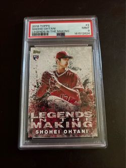 2018 Topps Shohei Ohtani Legends In The Making Rookie