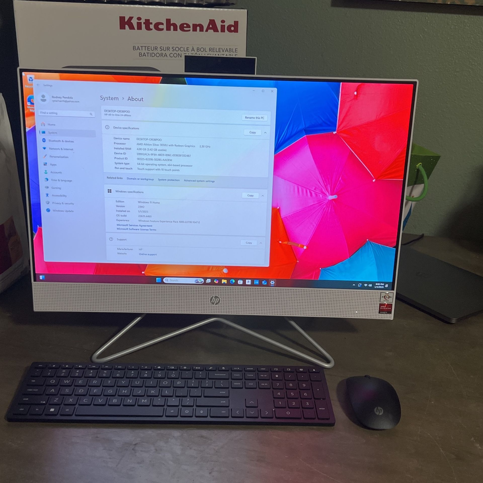 HP All-in-One 24 Touchscreen Computer