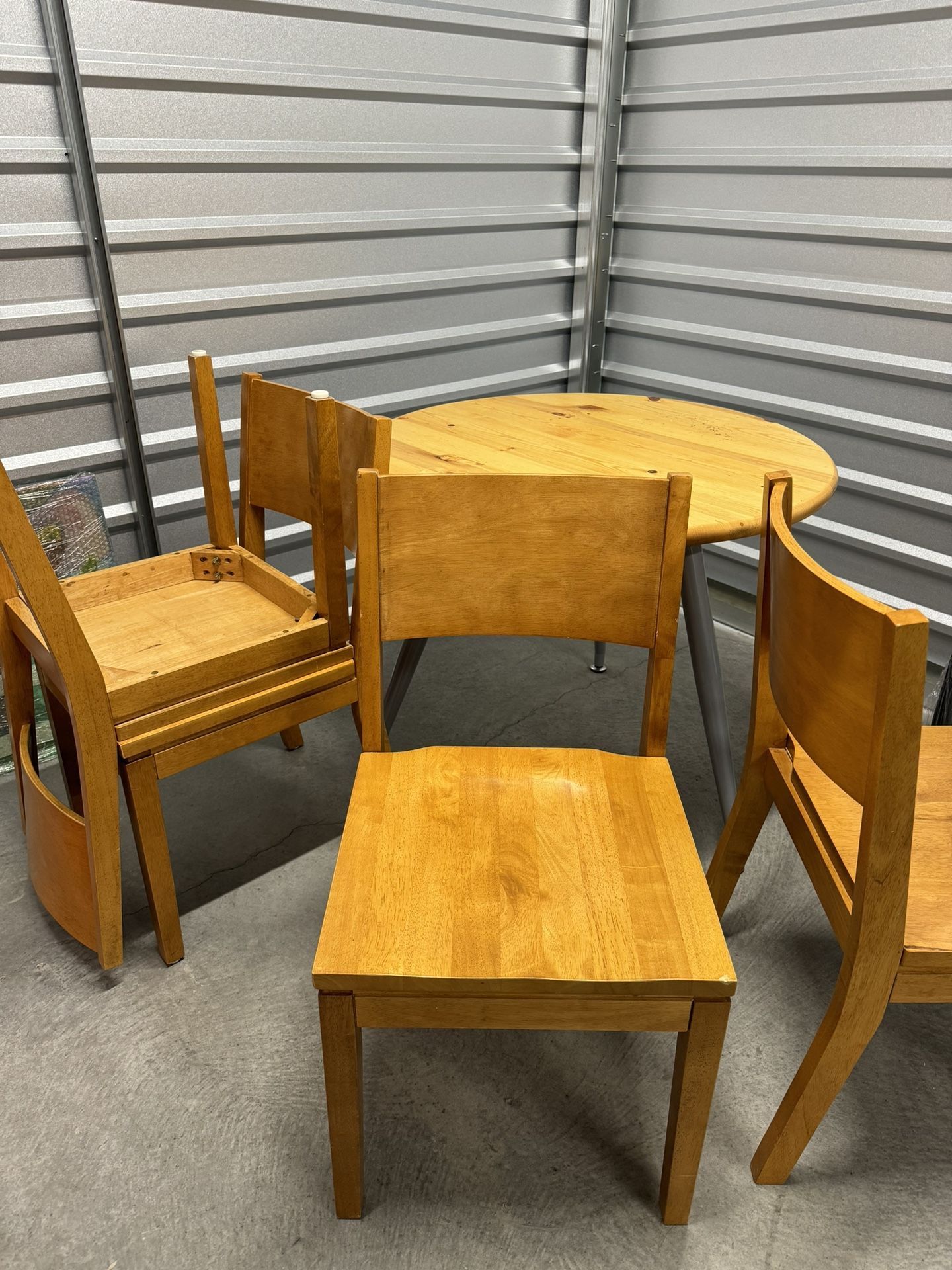Wooden Table & Chairs