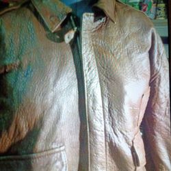 ADV ENTURE BOUND ORIGINAL CLOTHING COMPANY GENUINE LEATHER JACKET SIZE L