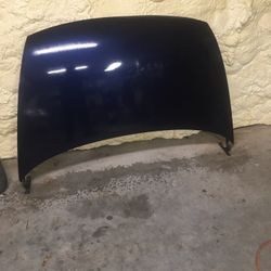 2008 Honda Civic Hood Blue Sedan 