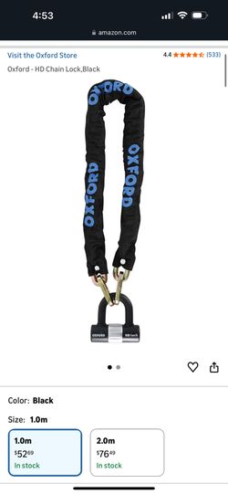 Heavy Duty Lock For Bike, Scooter, Motorcycle Etc