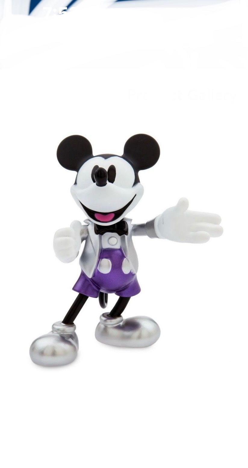 Disney, 100 Years Celebration Mickey Articulated Vinyl Figurine, New With Tag, Great Gift π