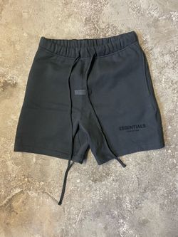 Fear of God Essentials Black Sweat Shorts – XS