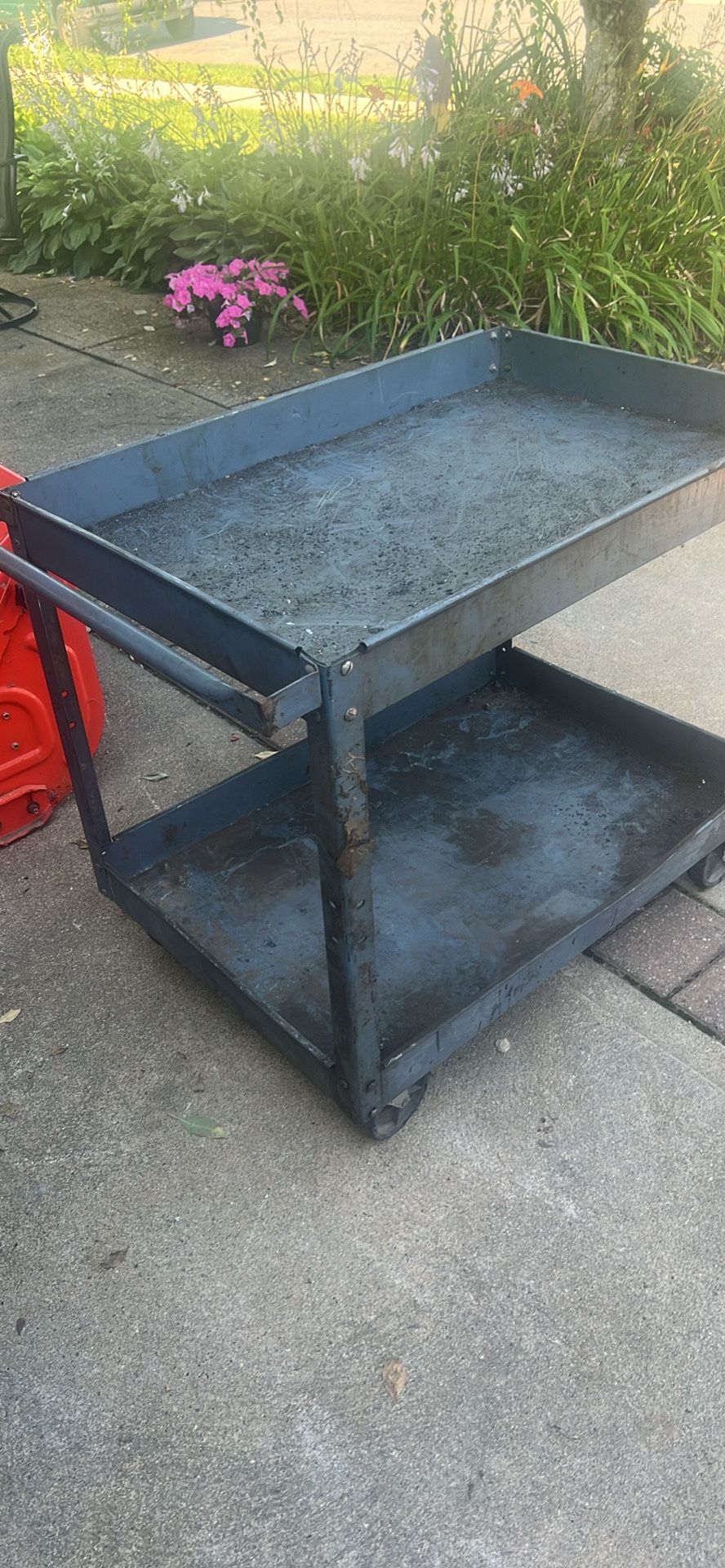 Rolling work table