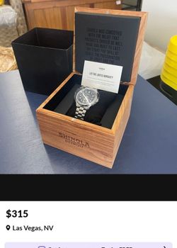 Shinola The Vinton Midnight Blue Dial Stainless Steel Watch