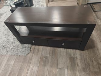 Wood TV stand 48"