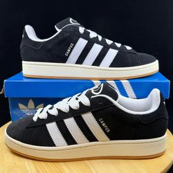 Men's Adidas Originals Campus 00s Shoes - Core Black / Cloud White - Size 11, 11.5