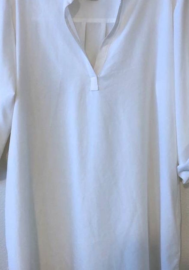 new EXOFFICIO Kizmet woman's top shirt M 8 10 3/4 sleeve white Travel
