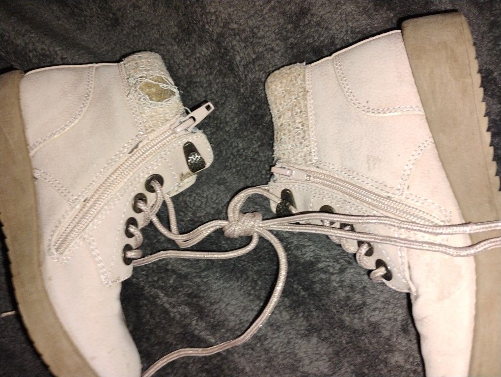 Two Pair Little Girl Boots