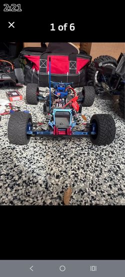 Selling my upgraded Traxxas RC car. This has had a ton of upgrades done and is definitely not stock. Most of the original plastic components have been