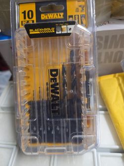 DEWALT Black and Gold Twist Drill Bit Set (10-Piece)
New