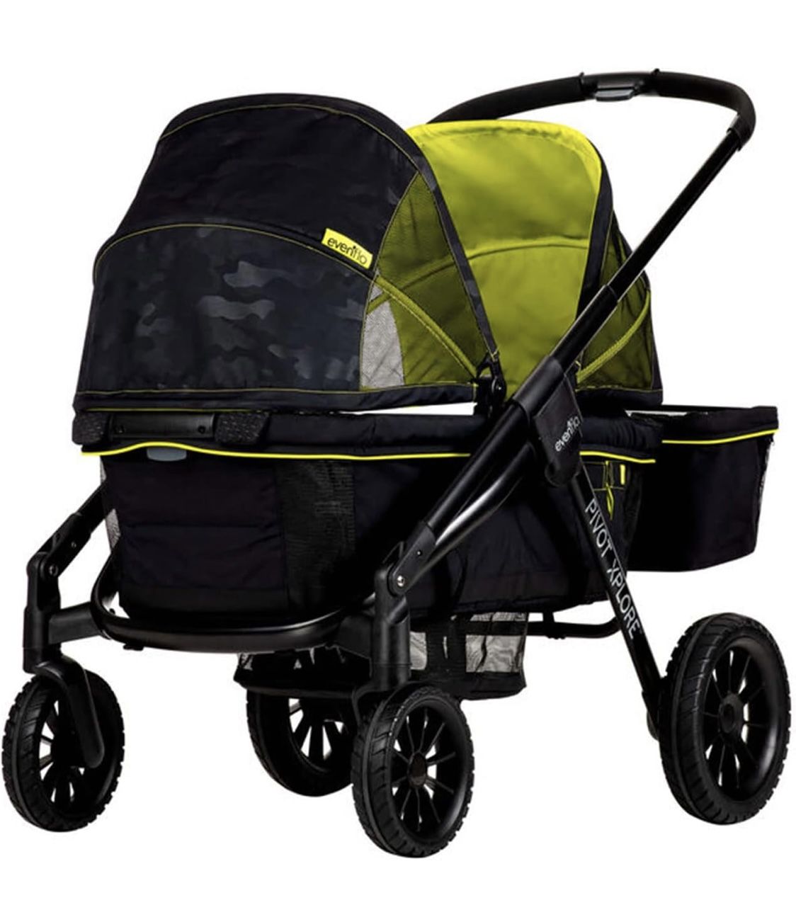 New - Evenflo Pivot Xplore All-Terrain Stroller Wagon (Wayfarer Black)