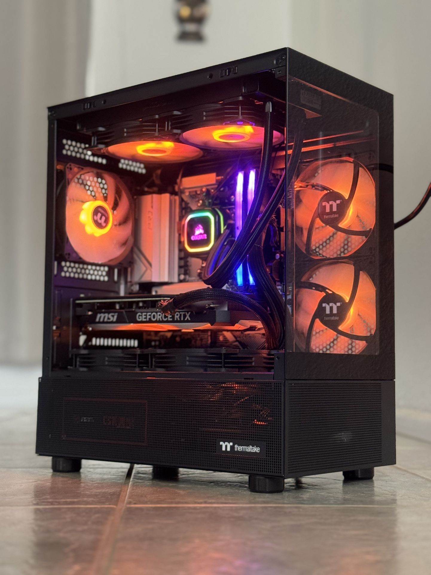 Thermaltake View 170 TG ARGB Gaming PC ~ AMD Ryzen 7 7800X3D + RTX 4070 Super 12GB OC