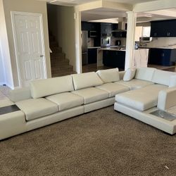 White Sectional 
