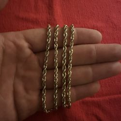 14 K Gold Rope Chain 