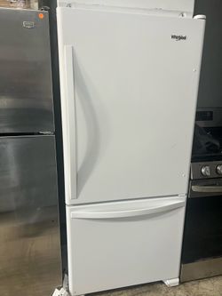 Whirlpool white refrigerator
