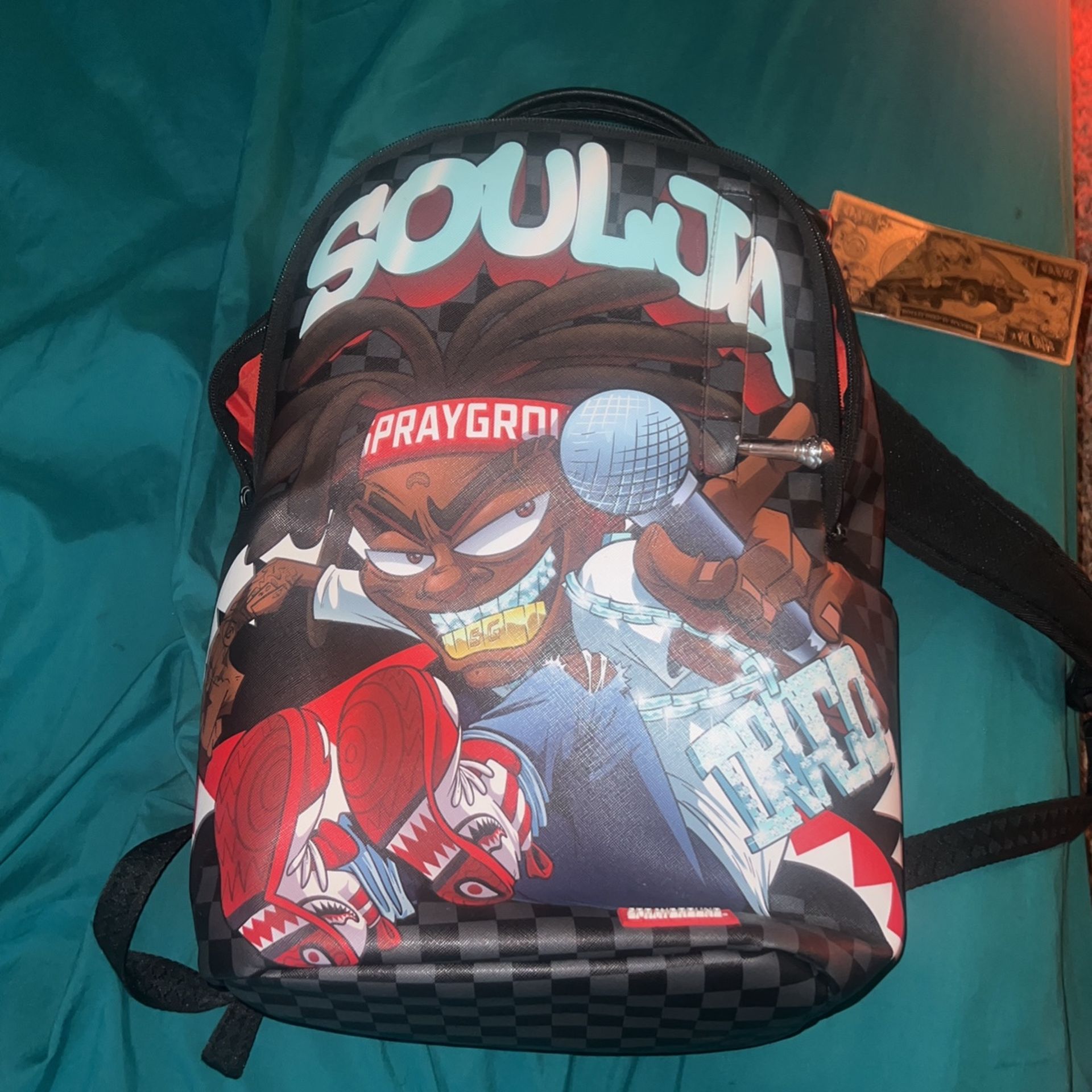 Sprayground Soulja boy Checkered Bag