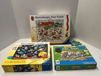 Lot Of Children’s Floor Puzzles 