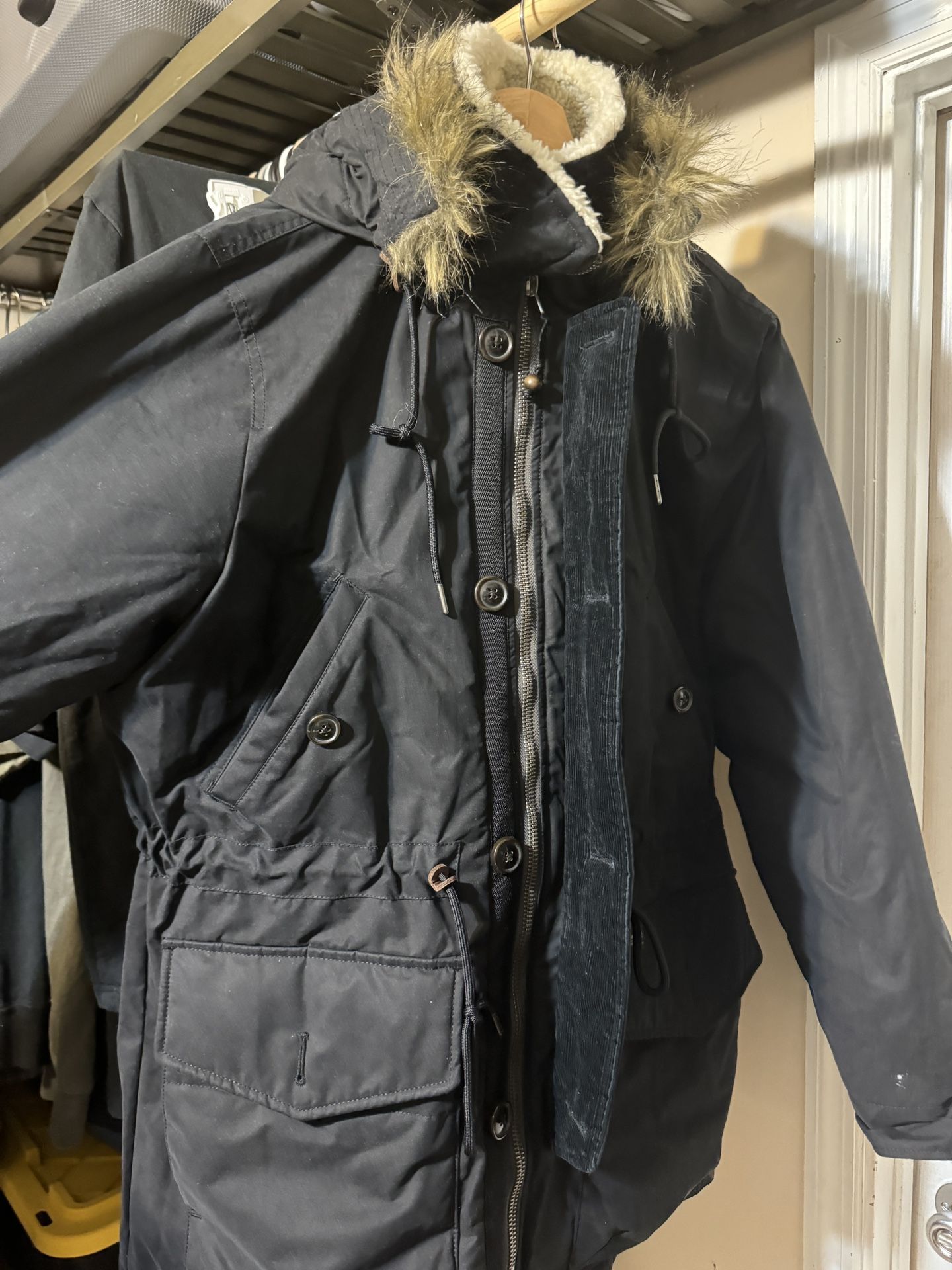 Parka Coat Jacket Hooded Men