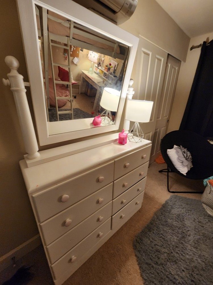 Crate And Barrel Dresser Amd Mirror