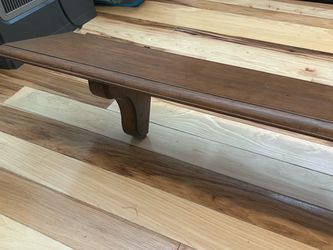 Wood Wall Shelf with Bracket