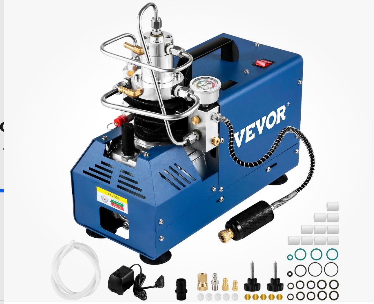 NEW UNUSED VEVOR 30MPa 4500 HIGH PRESSURE AIR COMPRESSOR PCP AIRGUN SCUBA AIR PUMP 1800W