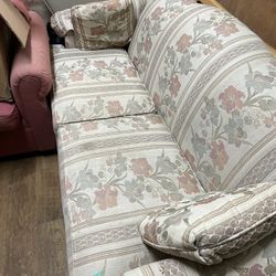 Sofa Upholstered Solid Wood 