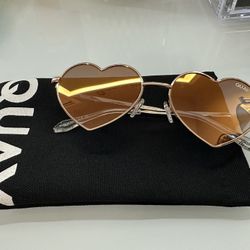 Quay Heart Sunglasses New