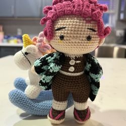 🧶Handmade with love: Cute Crochet plus Tanjiro Kamado