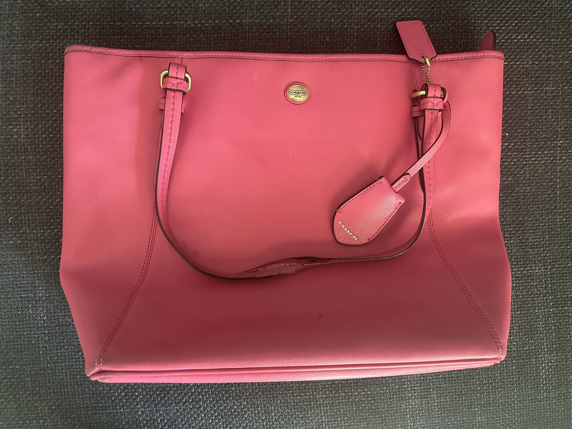 Vintage Coach Peyton Tote Bag