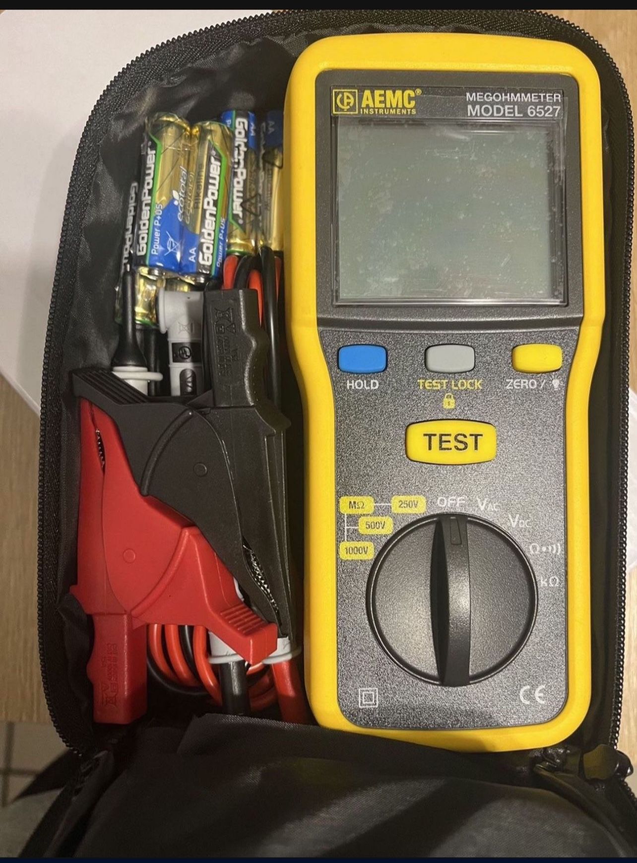 AEMC INSTRUMENTS 6527 Battery Operated Megohmmeter