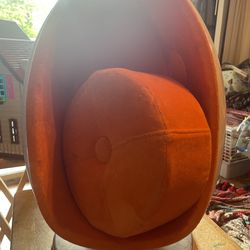 American Girl Orange Egg Chair