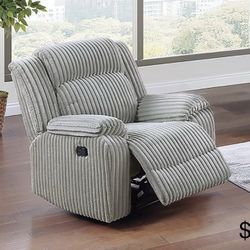 Corduroy Recliner Sofa Chair 