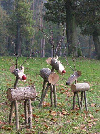 Christmas Rustic Wood Decoration