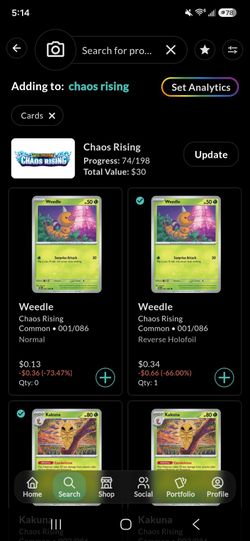Pokemon Cards chaos rising