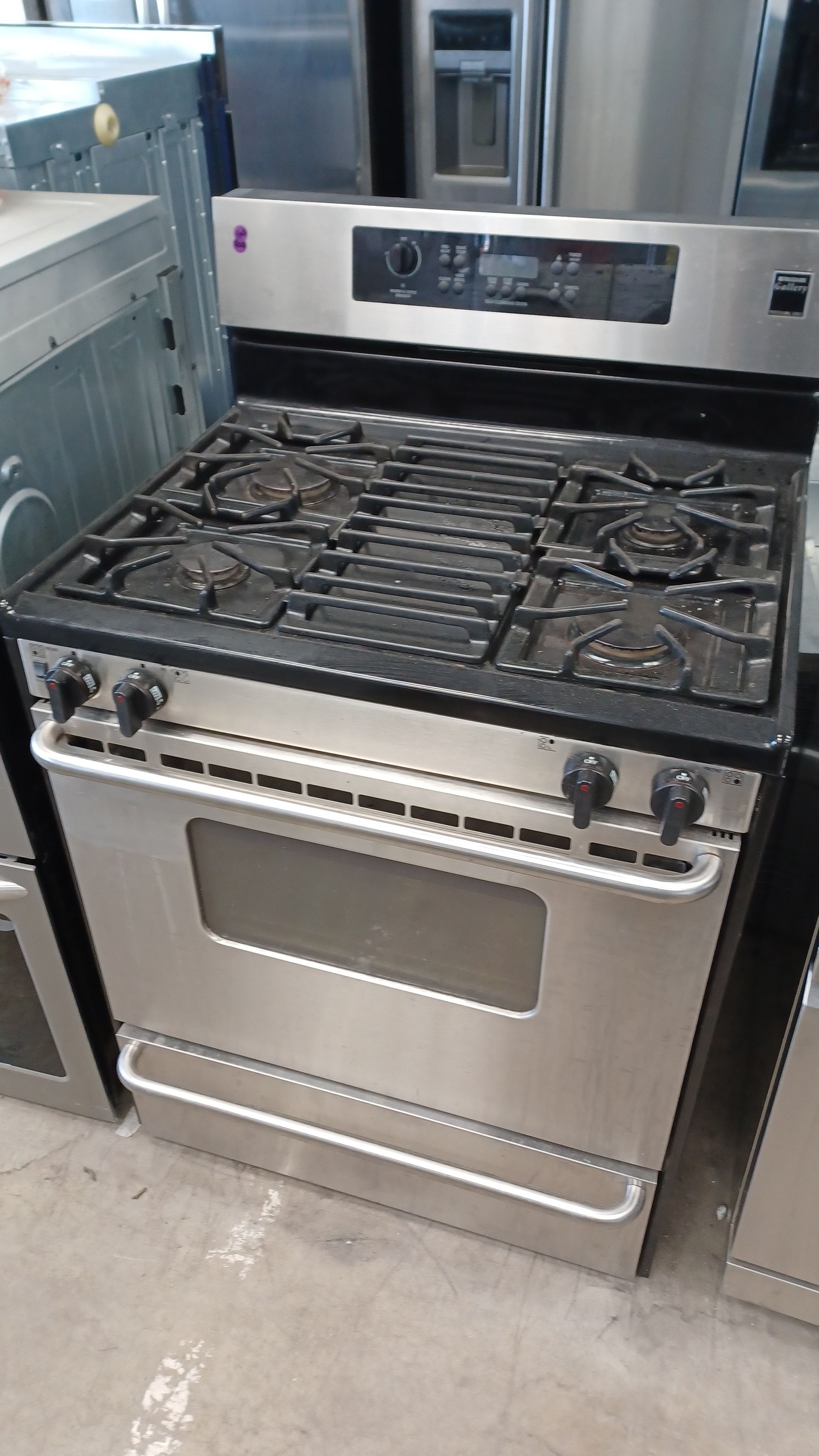 Frigidaire stainless steel gas stove