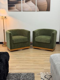 Green 360 Swivel Chairs (Delivery Available)