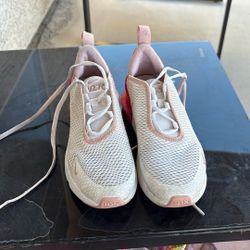 size 2 pink Nike air shoes