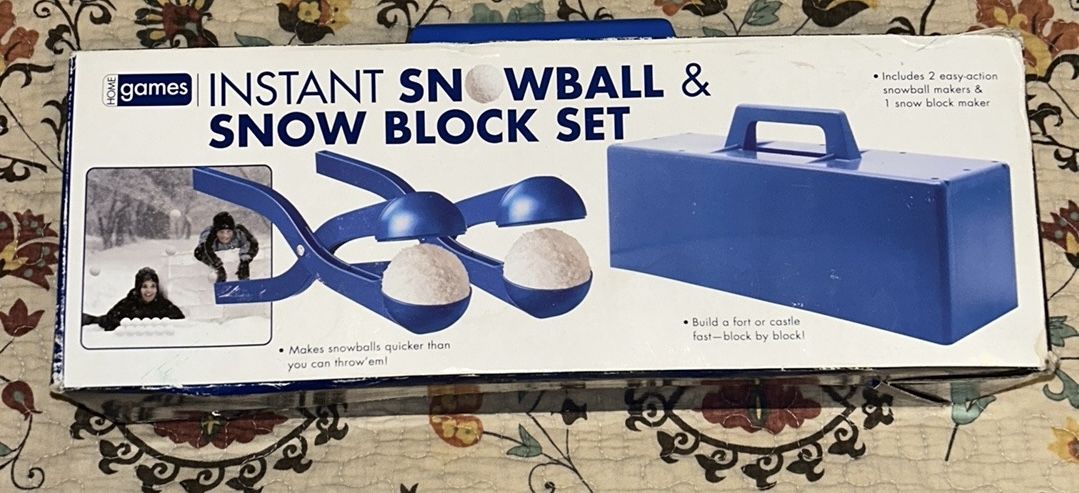 Home Games: Instant Snowball & Snow Block Set