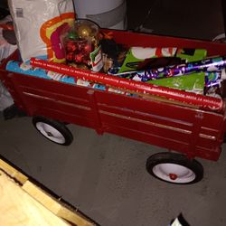 Red Antique Wagon