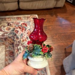 Antique Miniature Oil Lamp