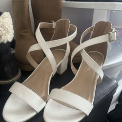 white heels