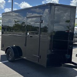 NEW 2026 6x12 SA 7’ Height Enclosed Trailer 