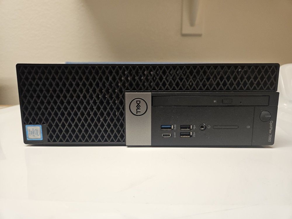 Dell Optiplex SSF Small Form Factor Intel i7-8700 16 GB Ram Memory 256 GB SSD DVD RW Drive 