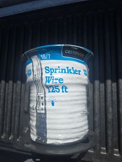Cerrowire Sprinkler control wire 18/7 × 125ft - Brand new!